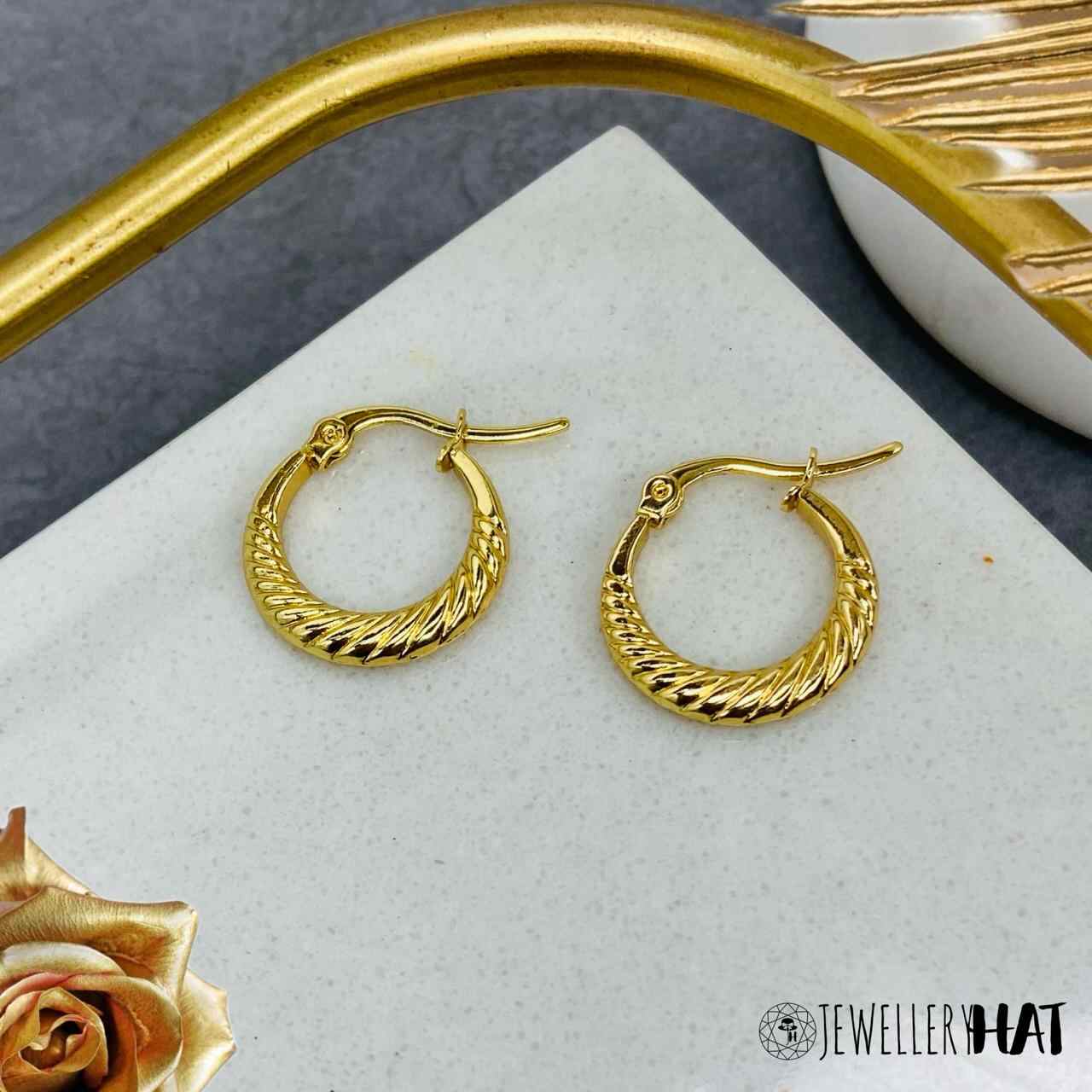 Simple New Gold Bali Design Small Gold Bali Design Gram Gold Bali