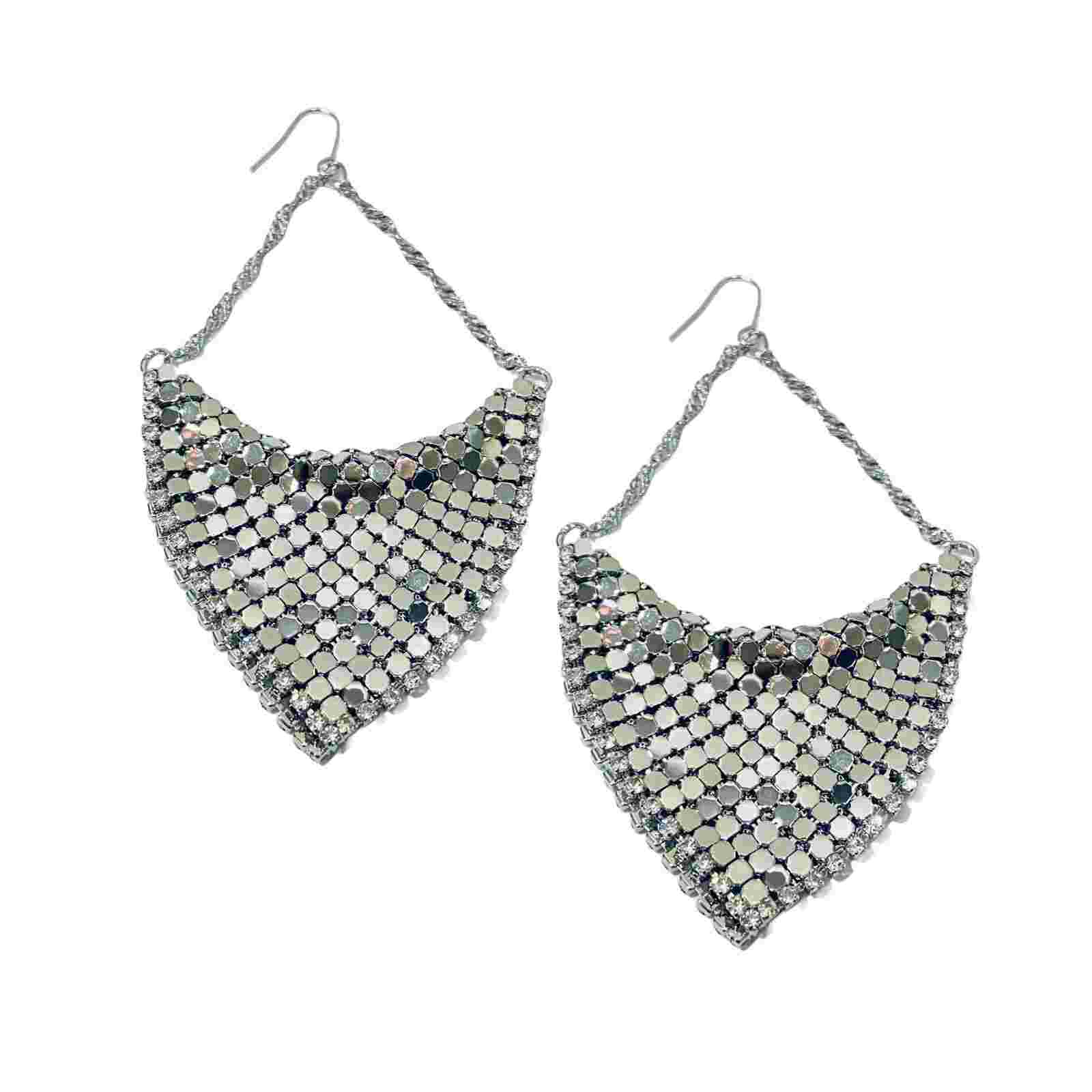 Cheap Indian Artificial Jewellery Online Silver Plated Earrings