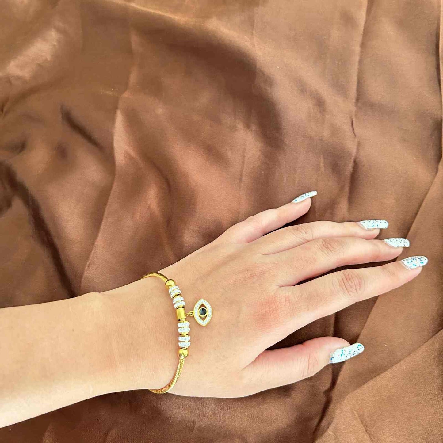 Evil Eye Bracelet With Magnetic Clasp | Magnetic EvilEye Bracelet