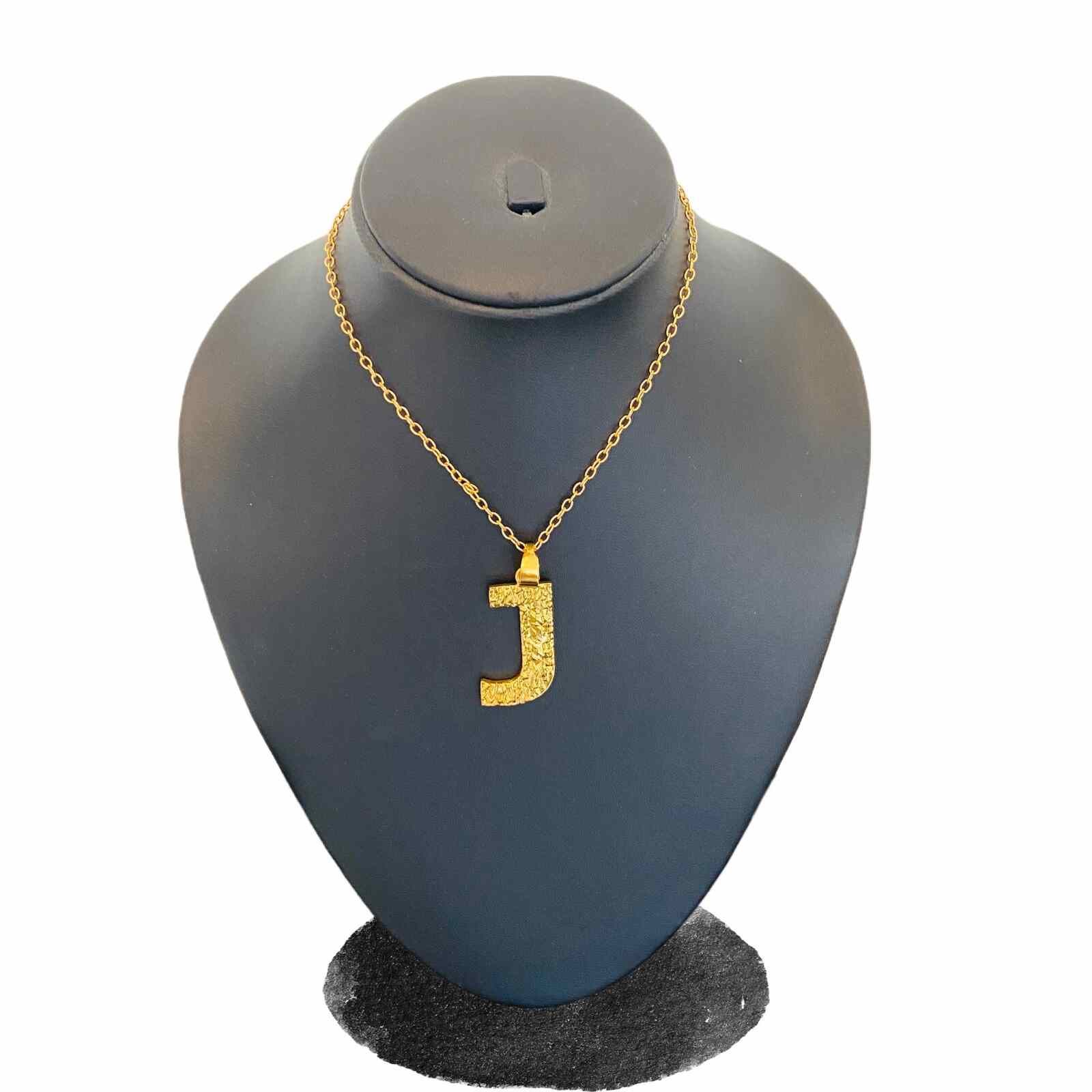 Gold Chain Mens J Necklace Names For Necklaces Gold Plated J Word