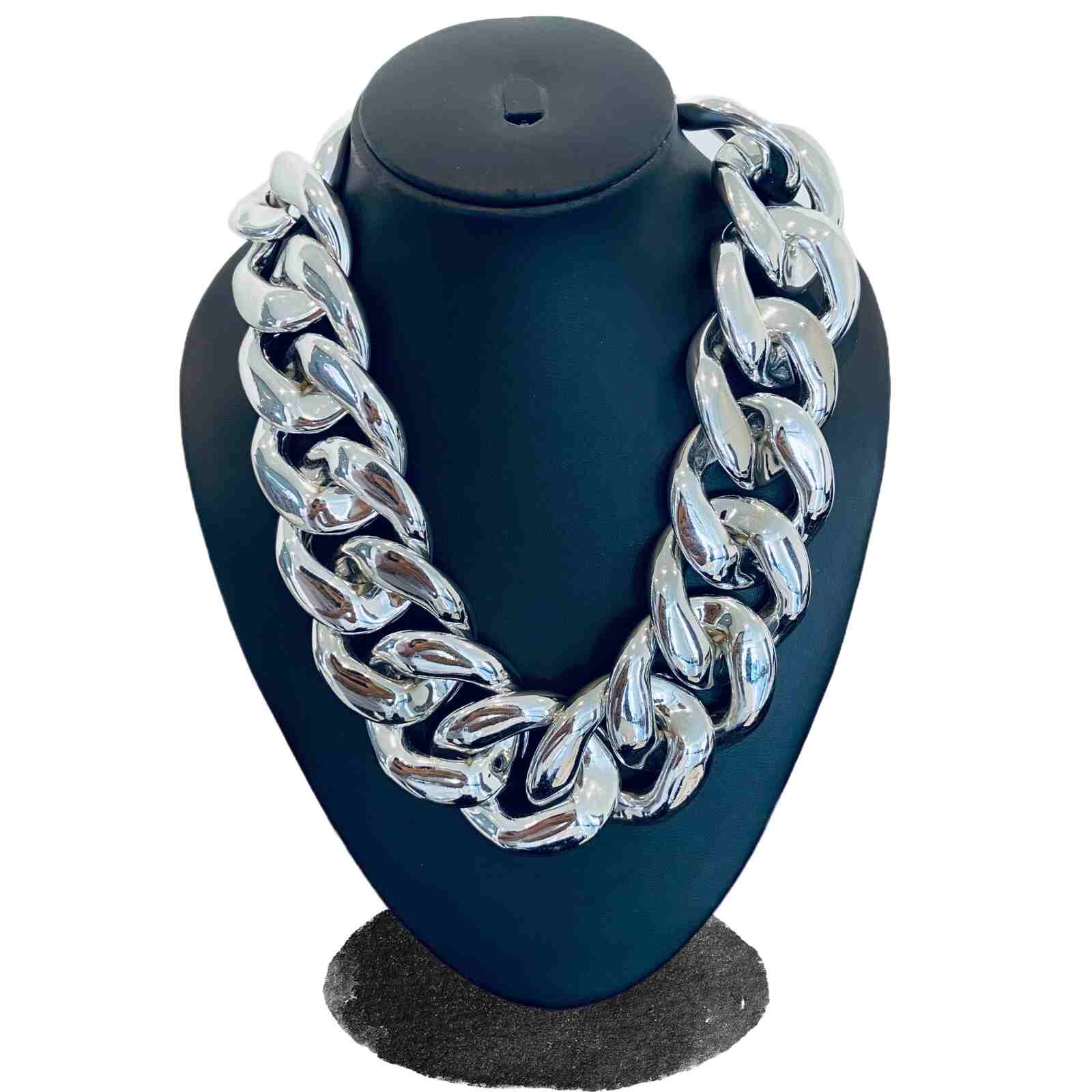 Huge Silver Chain Big Silver Necklace Deals