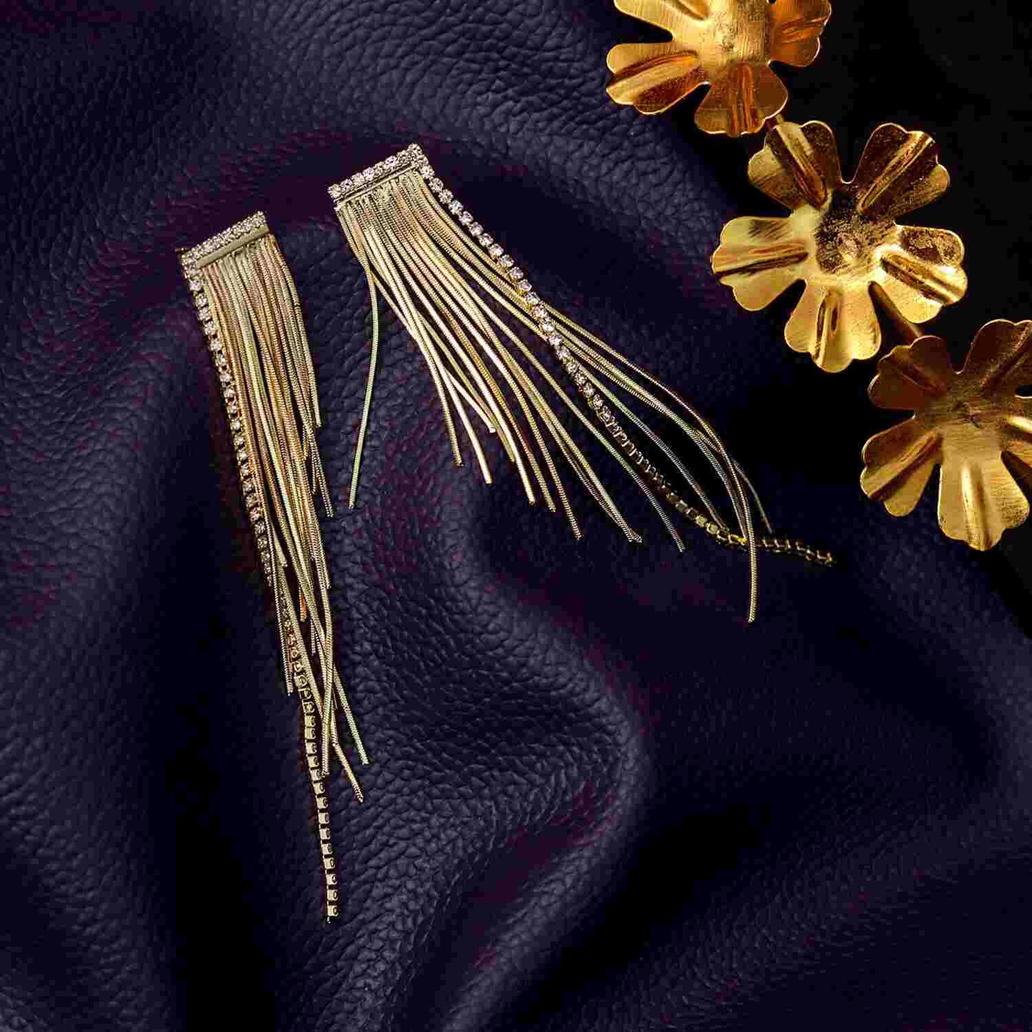 Very Long Earrings | Tassel Earrings for Women | Modern Jewelry