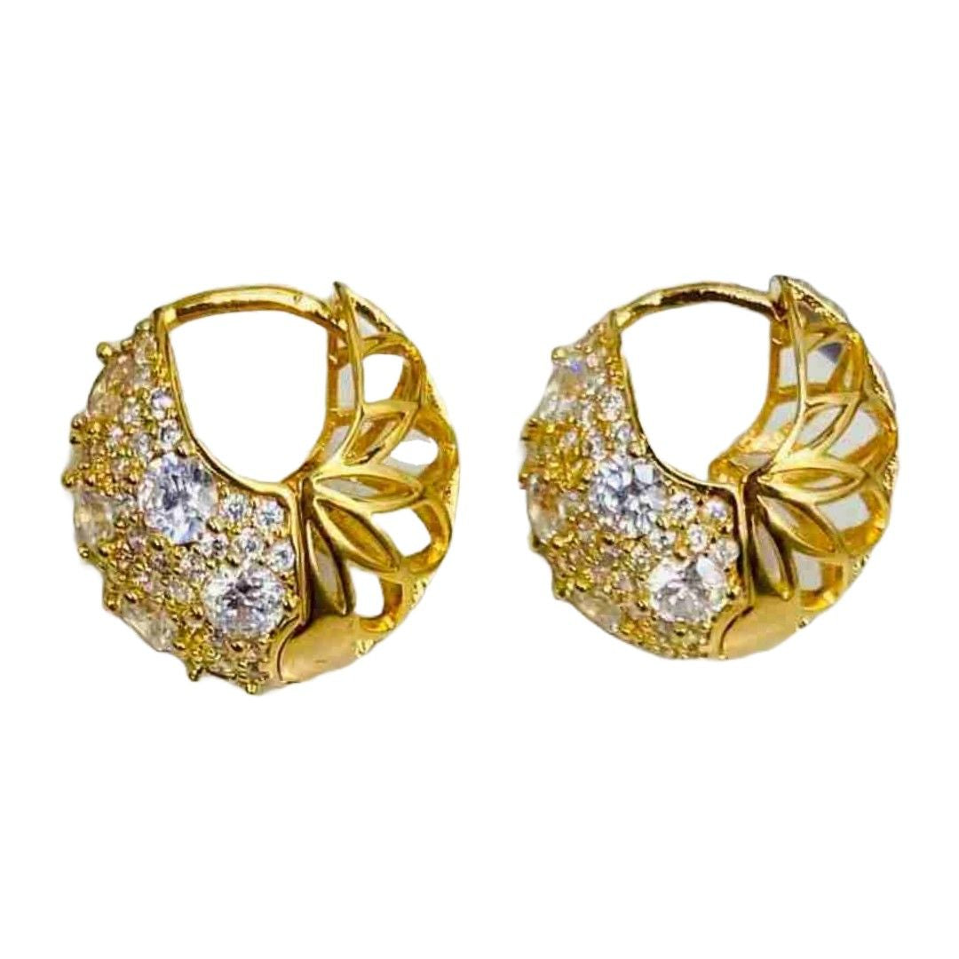 Gold Earrings Light Weight – Jewellery Hat - Main Image