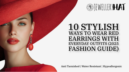 10 Stylish Ways to Wear Red Earrings With Everyday Outfits (2025 Fashion Guide)