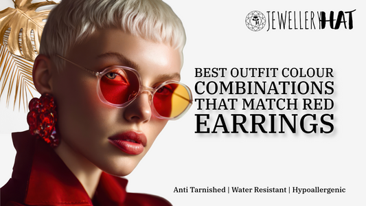 Best Outfit Colour Combinations That Match Red Earrings