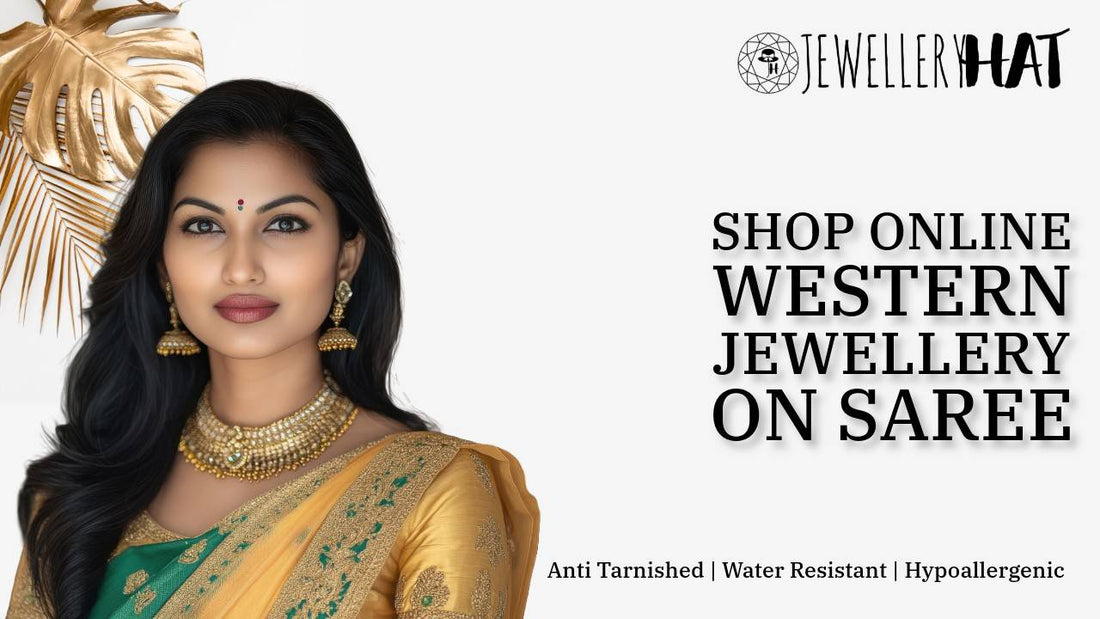 Shop Online Western jewellery on Saree