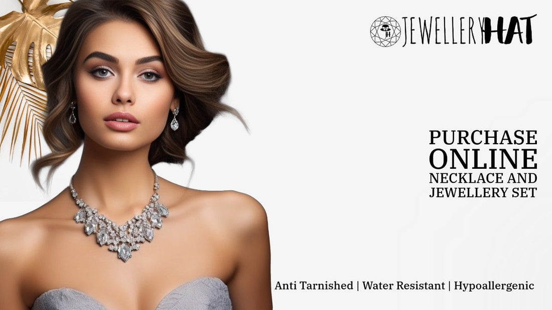 purchase online necklace and jewellery set