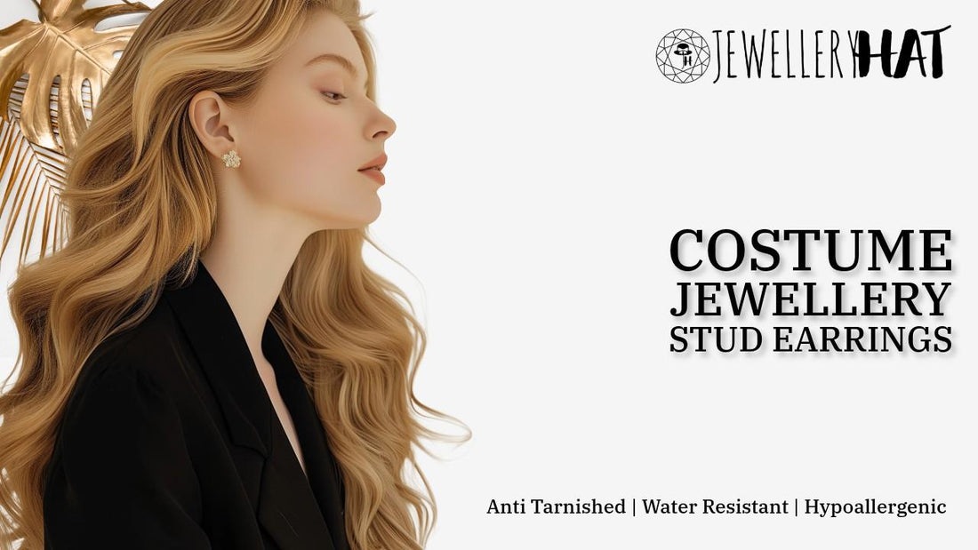 costume jewellery stud earrings