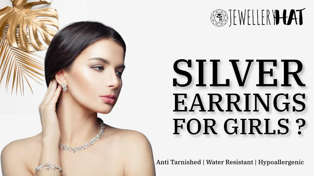 Silver Earrings for Girls