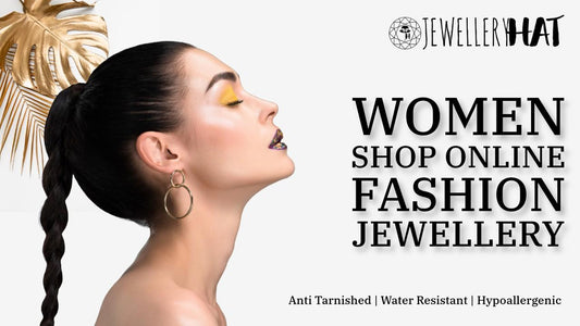 Women shop online fashion jewellery