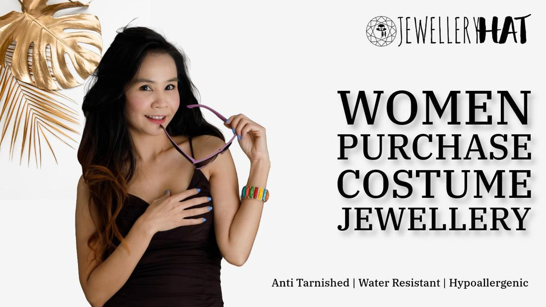 Women purchase costume jewellery