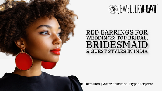 Red Earrings for Weddings Top Bridal, Bridesmaid & Guest Styles in India