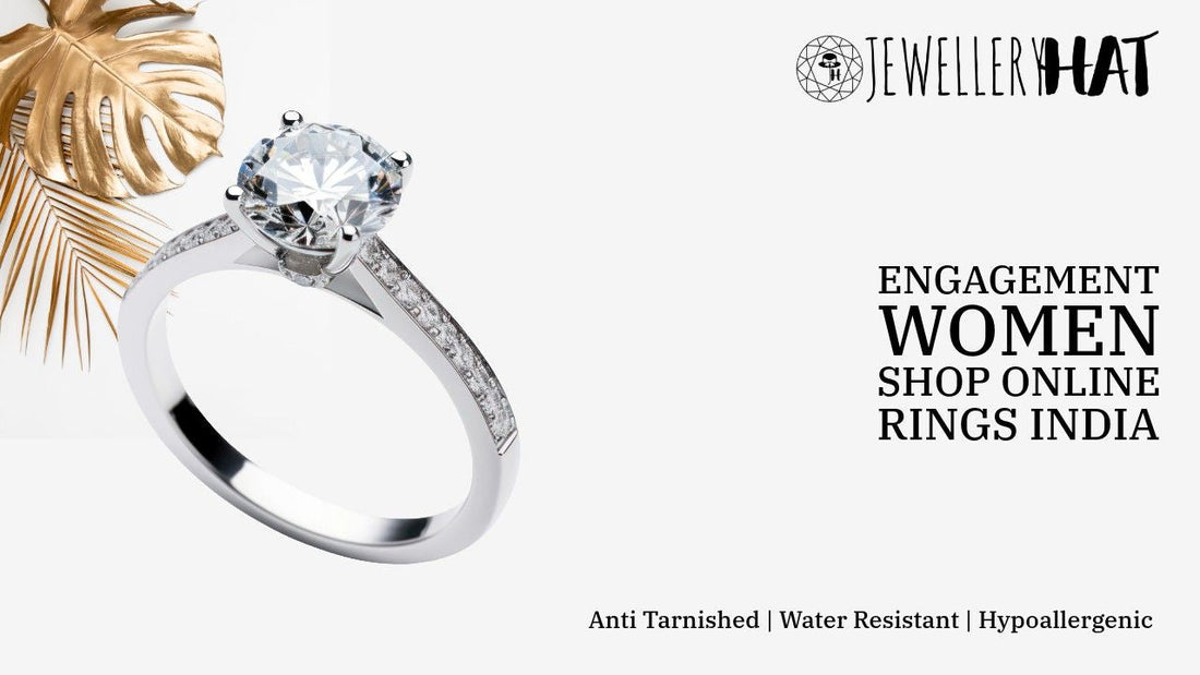 Engagement women shop online rings india