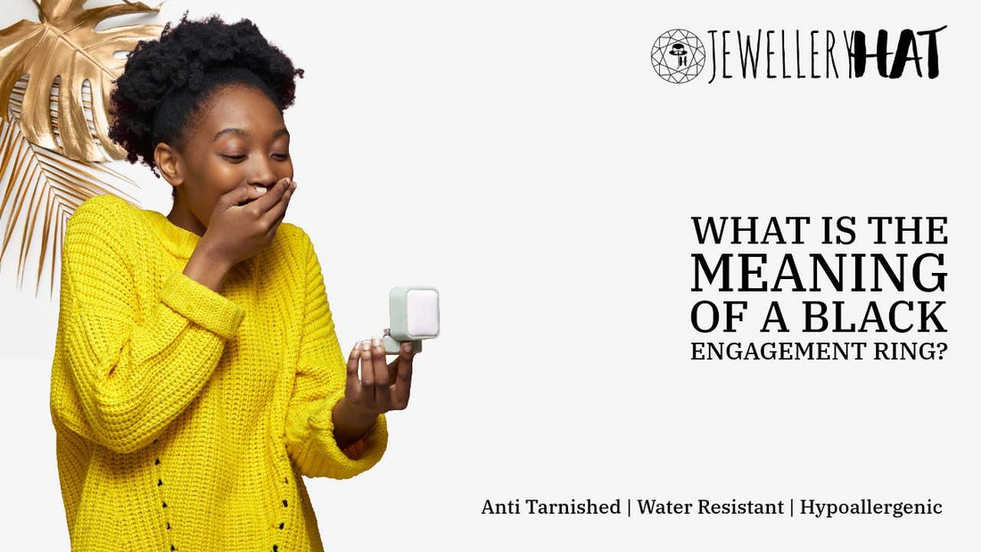 What is the meaning of a black engagement ring?