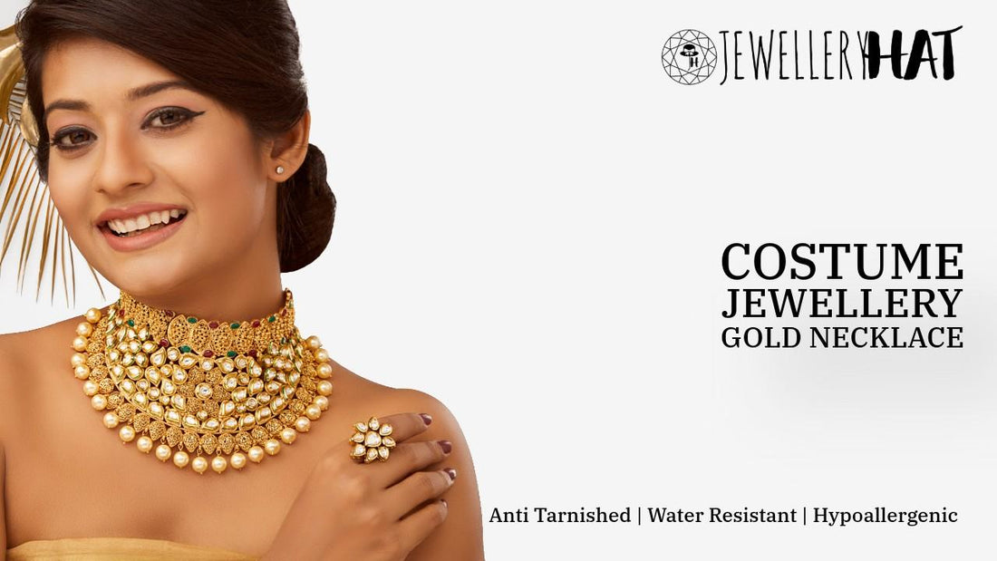 costume jewellery gold necklace