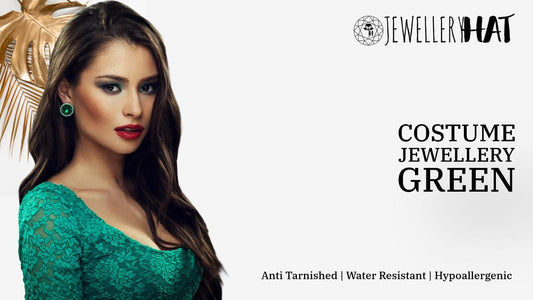 costume jewellery green