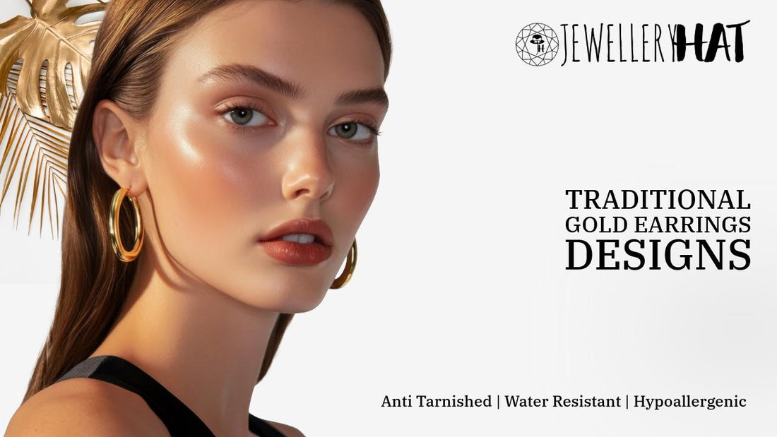 traditional gold earrings designs