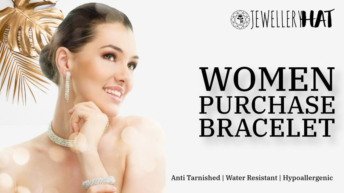 Women purchase bracelet