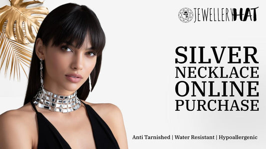 Silver necklace online purchase