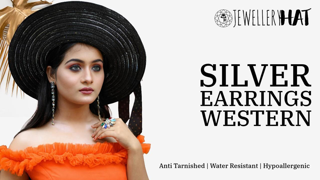 Silver Earrings Western