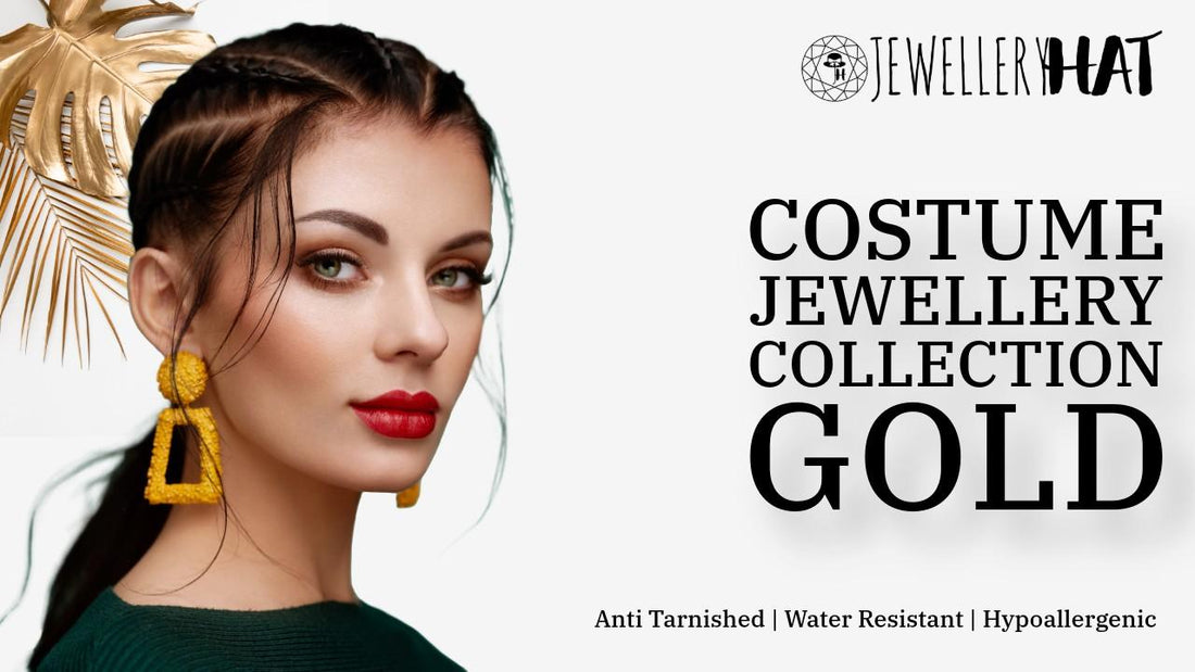 Costume jewellery collection gold