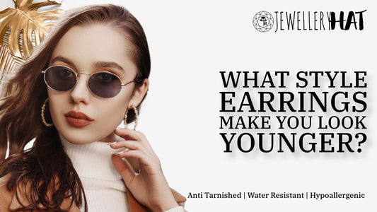What style earrings make you look younger?