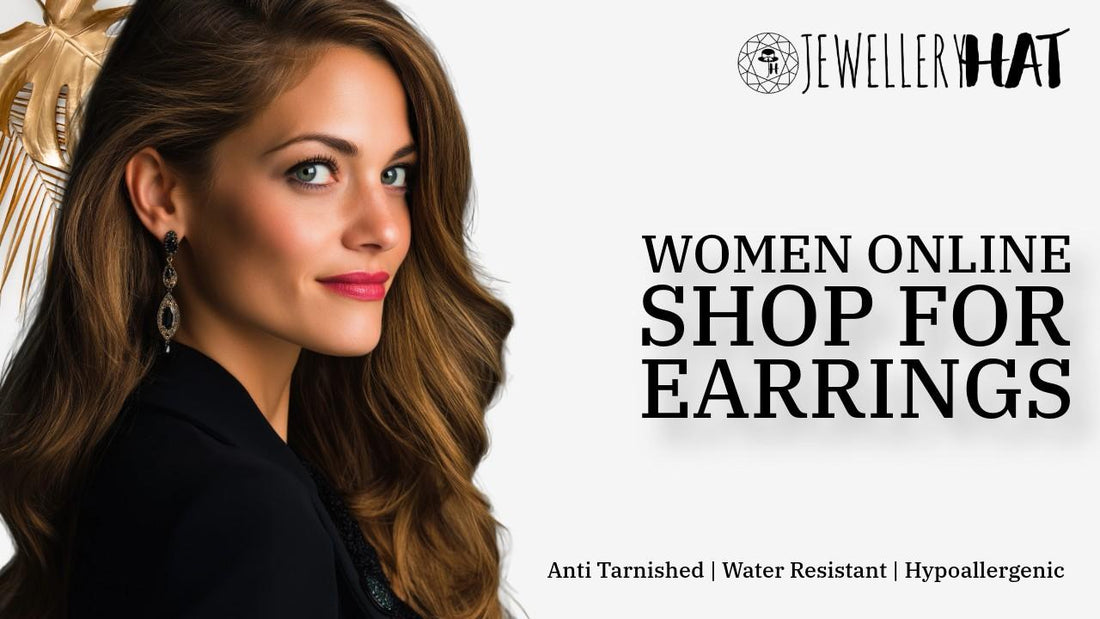 Women online shop for earrings