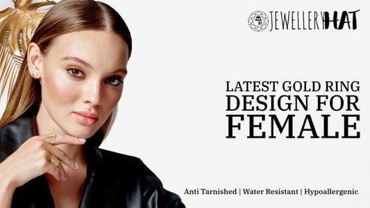 latest gold ring design for female