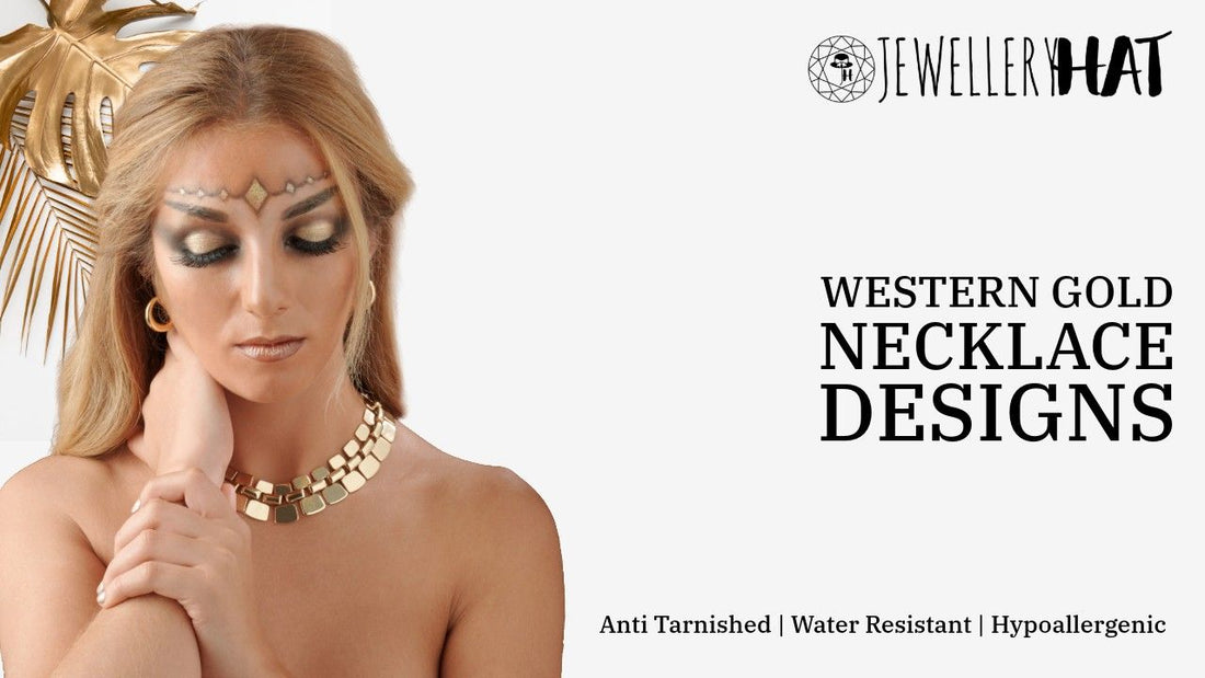 western gold necklace designs