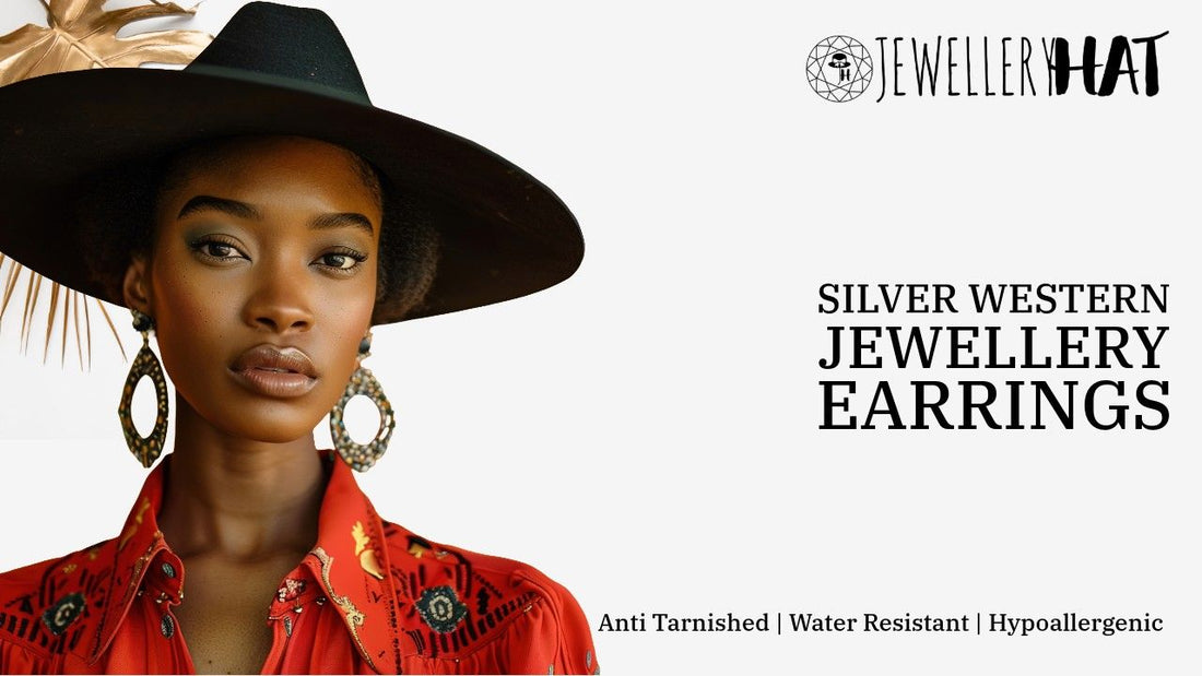 silver western jewellery earrings
