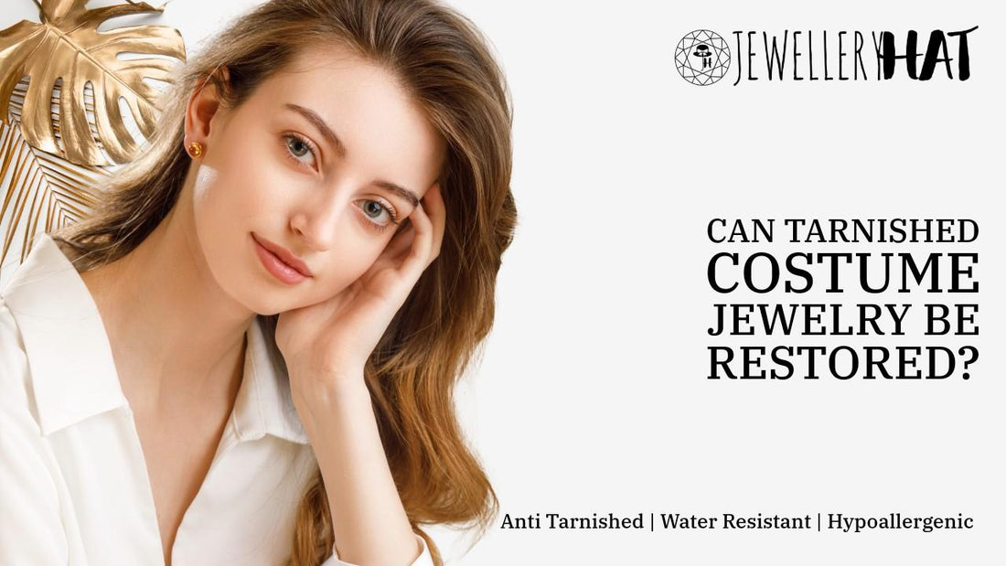Can tarnished costume jewelry be restored?