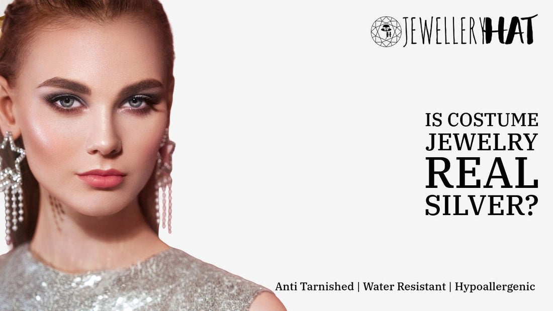 Is costume jewelry real silver?