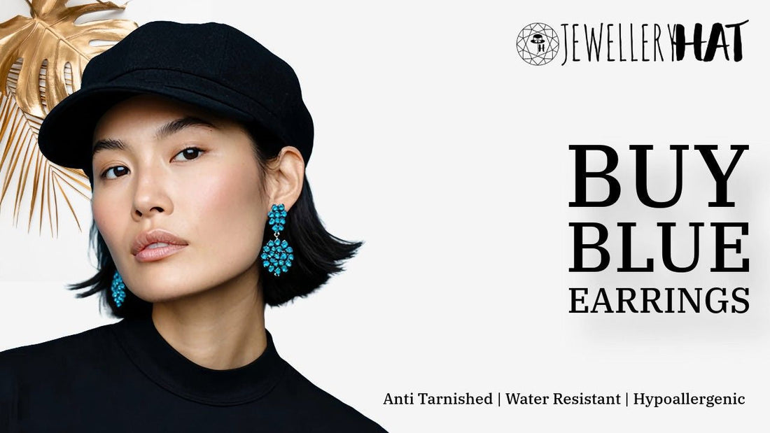 buy blue earrings