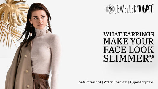 What earrings make your face look slimmer?