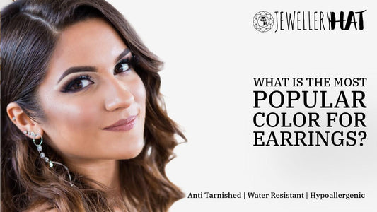What is the most popular color for earrings?