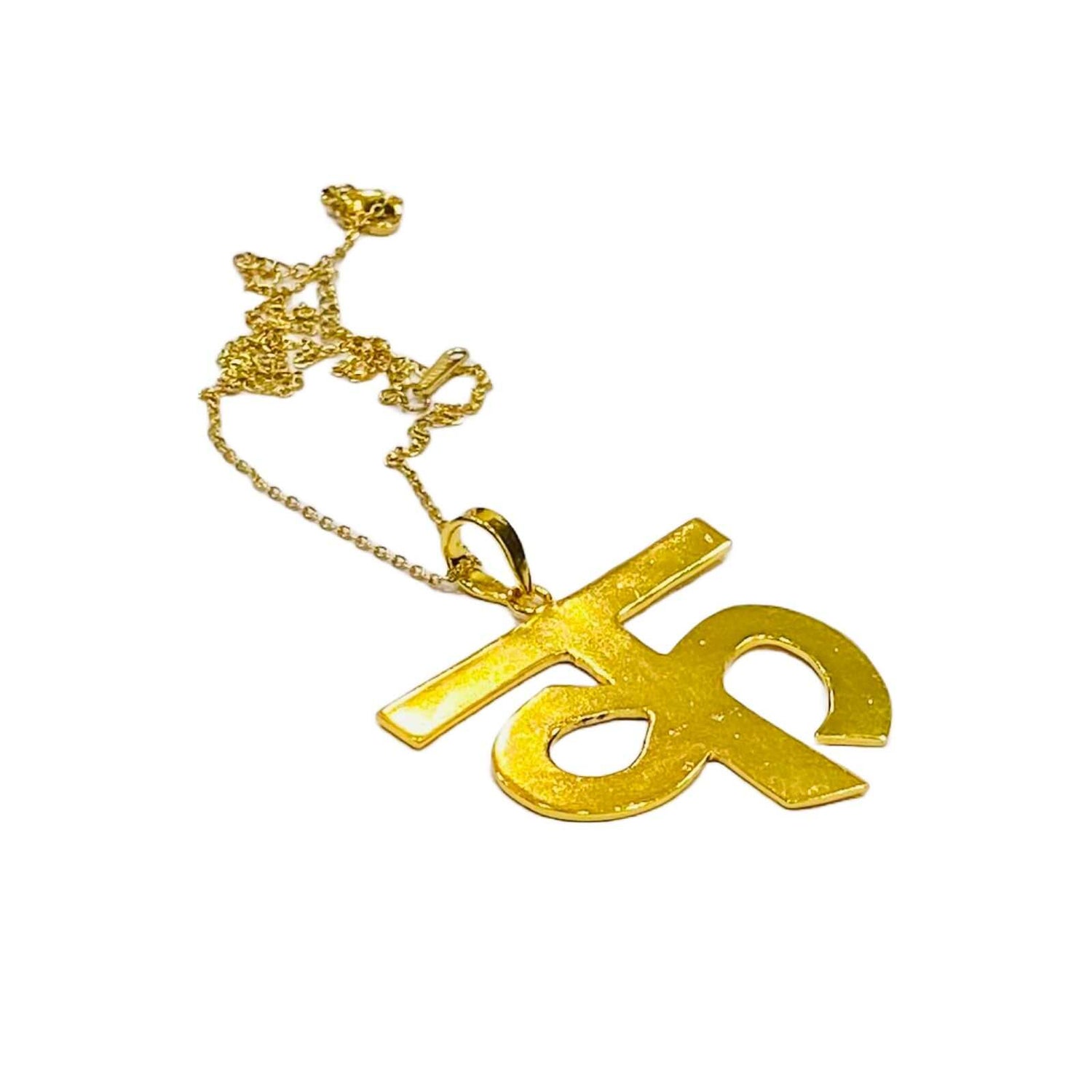Hindi Initial Necklaces