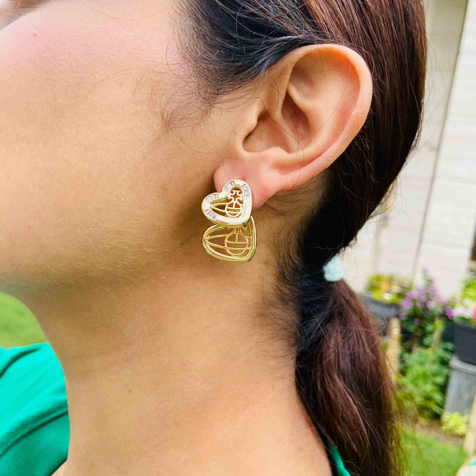 18 Karat Gold Earrings Fake