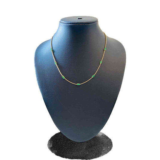 Artificial Emerald Necklace