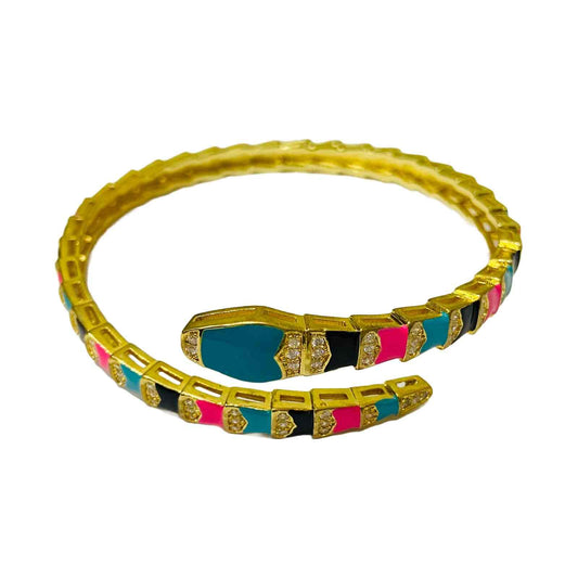 Artificial Gold Bangles | Serpent Bracelet for Women | Snake Jewelry