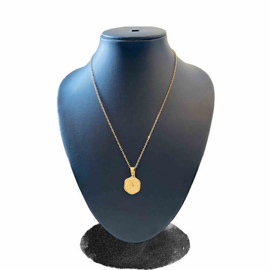 Artificial Gold Chain with Pendant