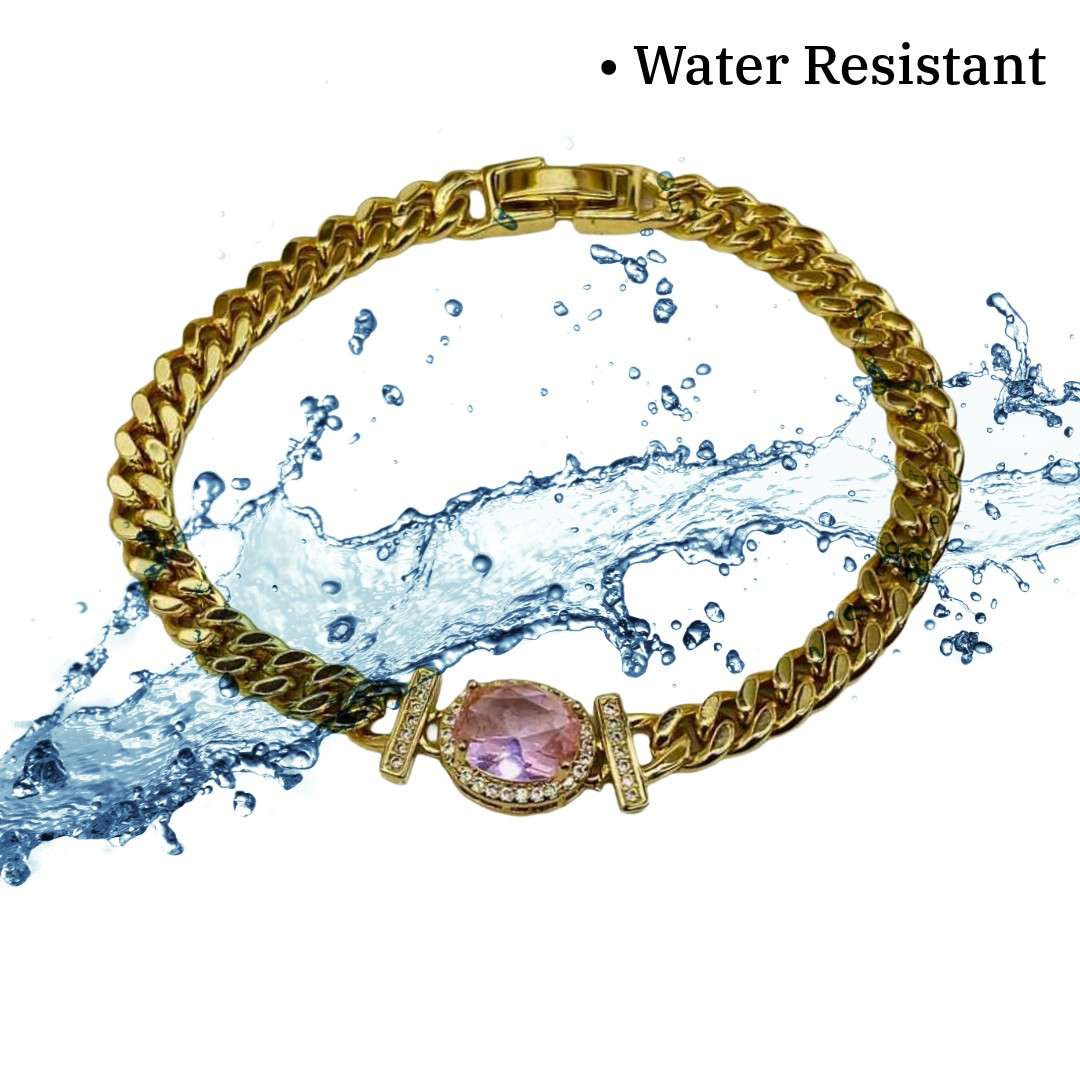 Pink Emerald Bracelet