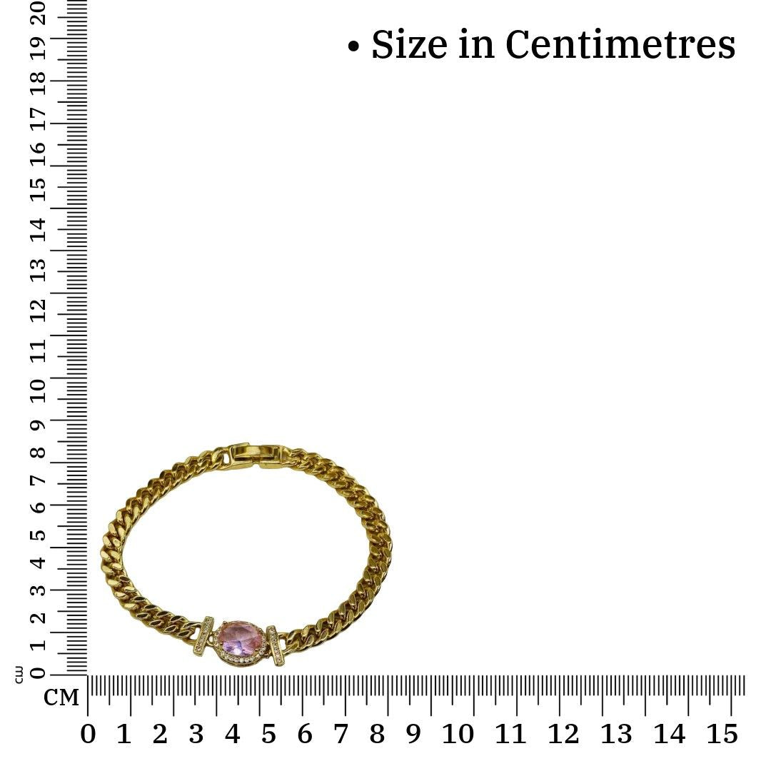 Pink Emerald Bracelet