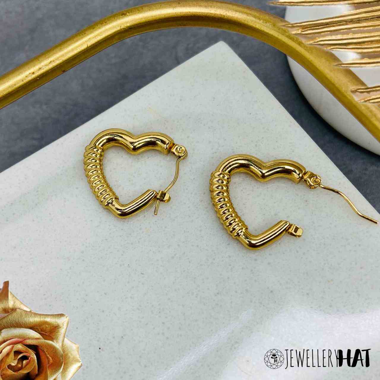 Bali Earrings Gold Design