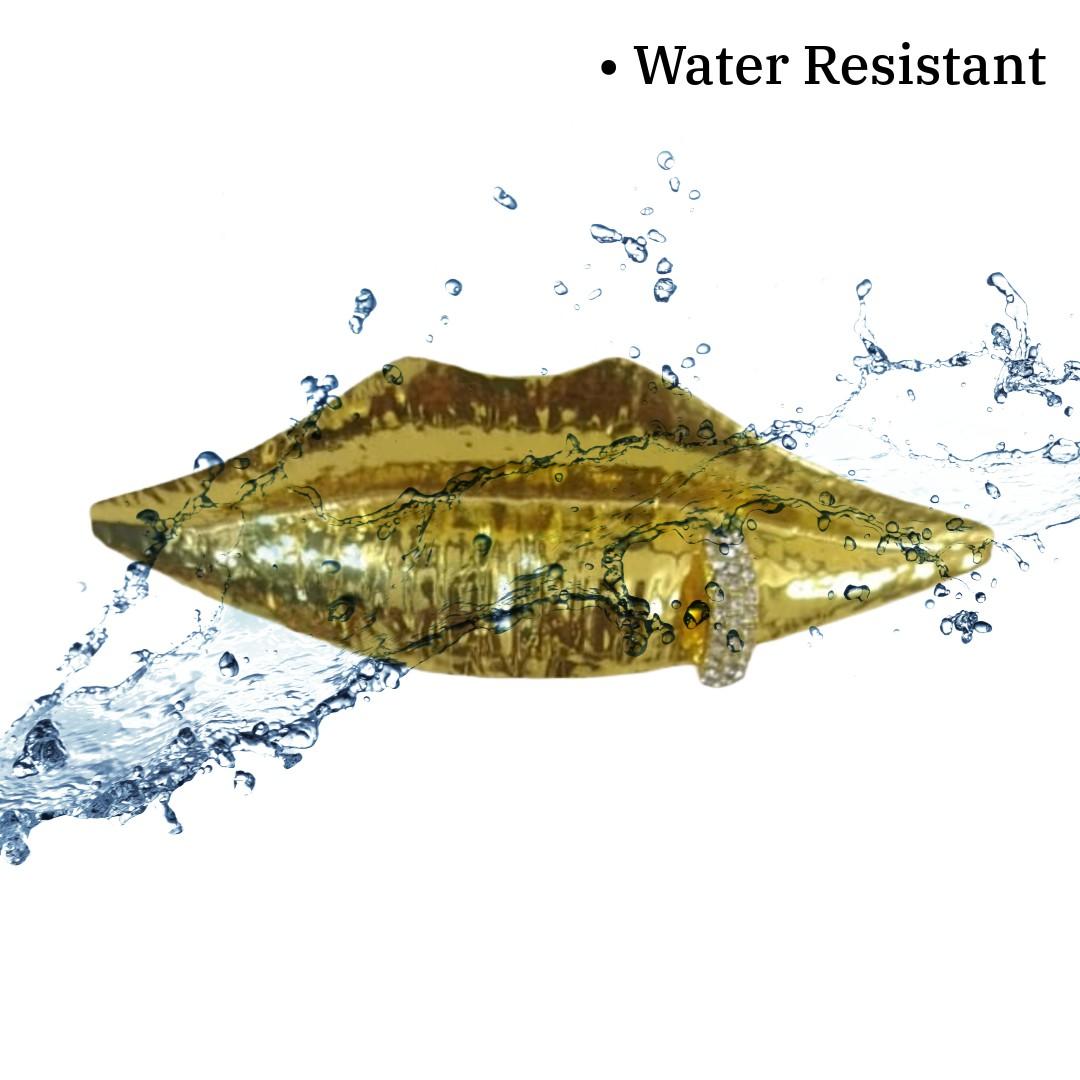 Big Lips Ring | Gold Plated | Anti-Tarnish | Water Resistant | Gift Box Packing