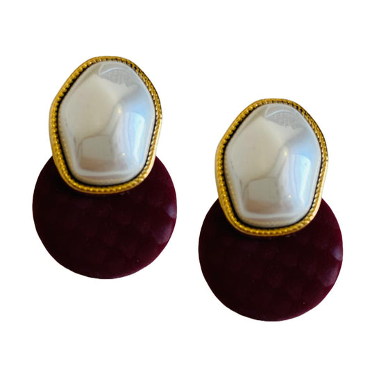 Big Pearl Earrings | Fashion Jewellery | Lifetime Replacement Warranty | Premium Quality