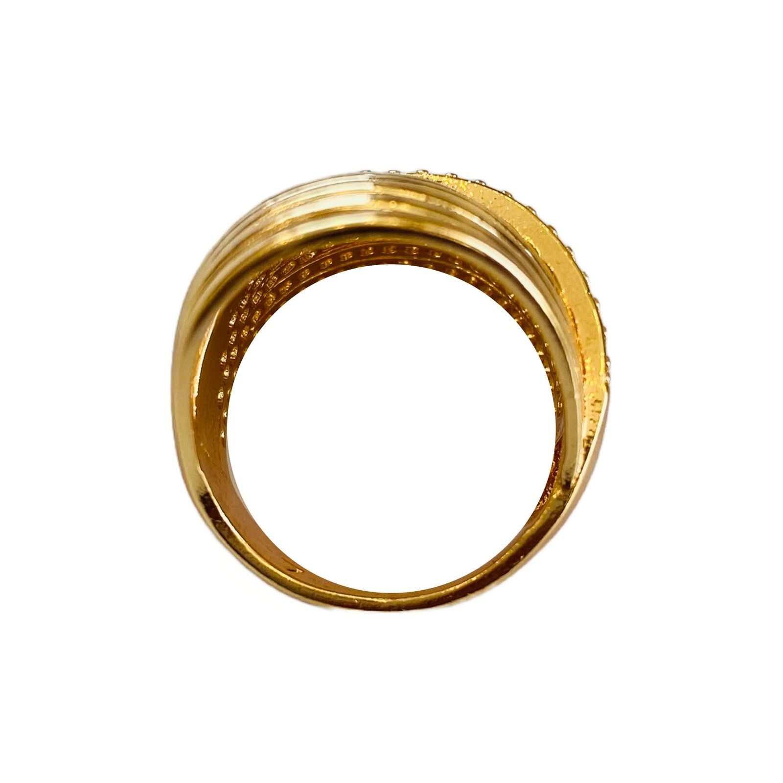 Gold Face Ring, 18K Gold Plated Fashion Luxury Statement Ring –  KesleyBoutique