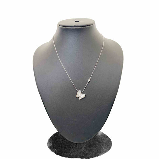 Butterfly Chain | Silver Necklace | Artificial Jewellery for Girls