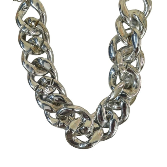 Thick Silver Chain | Silver Plated Chain for Women | Artificial Jewellery