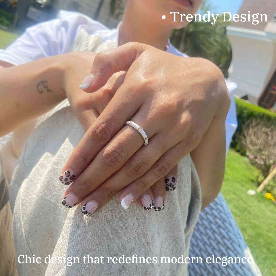 Imitation Ring | White Gold Ring | Gold Plated Imitation Ring for Women | Artificial Jewellery
