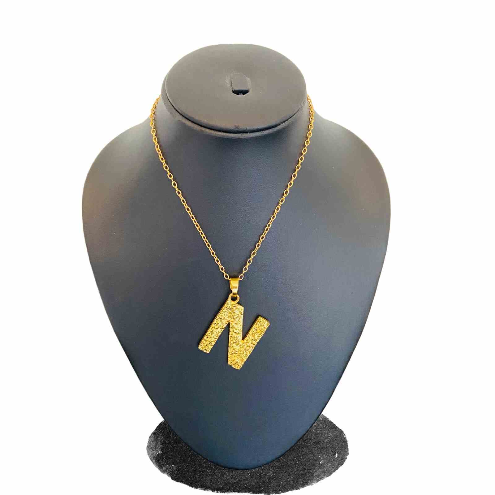 Mini Letter N Necklace, Paved Initial N Necklace, Personalized Jewelry,  Tiny Monogram Pendant, Birthday Gift for Her - Etsy